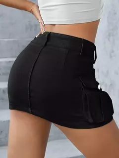 Bolsa Feminina Ins Style Monocromática Hip Bag Overskirt, Slim Hip Bag, Cintura Baixa, Monocromática, Verão, Nova, Y2K, Europa e América, 2022 - loja online