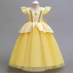Rapunzel vestido para meninas cinderela belle vestir-se fantasia crianças aniversário princesa traje crianças roupas de festa de halloween 3-10y na internet