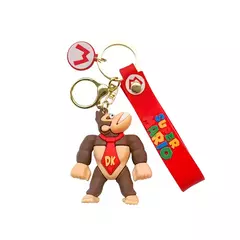Super mario bros disney chaveiro, feito de pvc, silicone, desenhos animados, figura de ação, brinquedo, pingente, carro, bolsa, jóias, presentes na internet