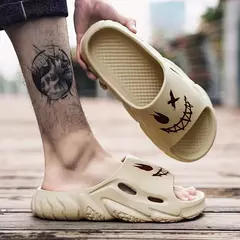 Sandálias antiderrapantes clássicas masculinas, chinelos confortáveis ao ar livre, sapatos macios de EVA, moda jovem, verão, venda quente - loja online