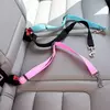 Cinto de segurança para carro e gato, acessórios para cães, arnês ajustável, trela de chumbo, clipe de viagem pequeno e médio, coleira para cachorro, itens para animais de estimação