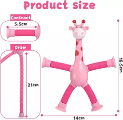 Stretch Tube for Stress Relief, Brinquedos de ventosa, Variety Shape, Squeeze Toy para crianças, Telescópico Girafa Fidget, Fole Sensorial, Anti-Stress Squeeze Toy - Wolf Magazine