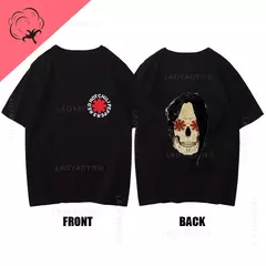 Imagem do Red Hot Chili Gráfico Impresso T-shirt para Homens e Mulheres, 100% Algodão, O Neck, Manga Curta, Casual Harajuku Streetwear, Peppers Moda, Novo