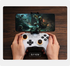Controlador de jogos sem fio 8BitDo Ultimate 2 para PC e Android com joysticks TMR, gatilhos comutáveis, controle de movimento, 8 velocidades - loja online
