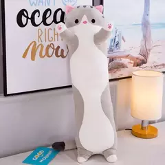 Adorável Husky Side Sleeping Body Pillow, longo travesseiro para cama e sofá, decorativo para casa, presente de aniversário fofo para crianças e adultos, 50-130cm na internet