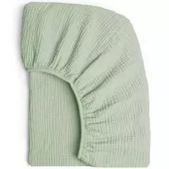 Conjunto de cama de algodão para bebê recém-nascido, cor lisa, musselina, berço cabido folha, lençol berço na internet