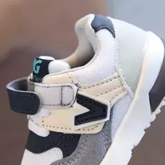 Sapatos de esportes respiráveis para crianças, Sapatos de corrida antiderrapantes, Baby Boots, Solado Macio, Meninos, Meninas, Crianças, Caminhando, Primavera, Outono - comprar online