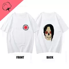 Imagem do Red Hot Chili Gráfico Impresso T-shirt para Homens e Mulheres, 100% Algodão, O Neck, Manga Curta, Casual Harajuku Streetwear, Peppers Moda, Novo