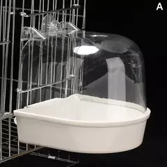 Banho de pássaro suspenso, impermeável, resistente ao desgaste, fácil de limpar, estilo gaiola, banho externo para pássaros, como papagaios e minho - comprar online
