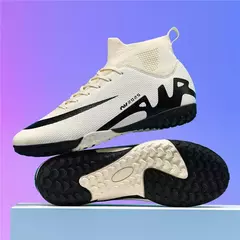 Sapatos de futebol profissional para homens, botas de futebol para meninos, tornozelo, antiderrapante, tênis TF, FG, calçados esportivos confortáveis, unissex, novos - Wolf Magazine