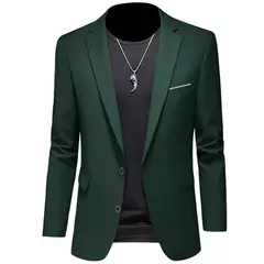Blazers boutique casuais masculinos, jaqueta monocromática, terno slim fit, casaco de lazer, boutique de moda, novo, 2023 na internet
