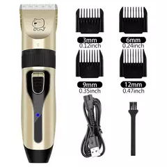 Máquina de cortar cabelo profissional para cães, aparador elétrico para animais de estimação, recarregável por usb, barbeador para gatos, animais, máquina de corte de cabelo na internet