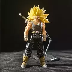 [EM ESTOQUE] NOVO SSS Studio Dragon Bdz S.H.F Figuarts SHF Dragon Son Trunks Ssj3 Super Saiyan 3 Anime Action Figure Toy Modelo Presente - comprar online