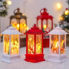 Natal LED Light Lantern, Decoração para casa, Quarto, Fairy Lights, Ano Novo, Lâmpada decorativa, 2023