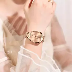POEDAGAR-Relógio de quartzo feminino impermeável em aço inoxidável, relógio feminino elegante, relógios de luxo para senhoras, alta qualidade - Wolf Magazine