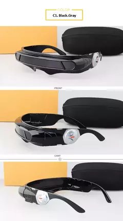 X-men Cyclops Cosplay óculos polarizados para homens mulheres Memory Material Shield Designer Sunglasses na internet