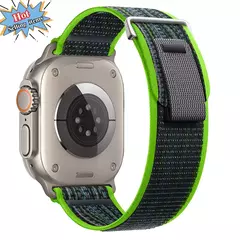 Pulseira de Nylon para Apple Watch, Pulseira Respirável, Ultra 2, 49mm, Série 9, 8, 7, 45mm, 41mm, Esportes para iWatch 6, 5, 4, 3, SE, 44 milímetros, 40 milímetros, 42 milímetros