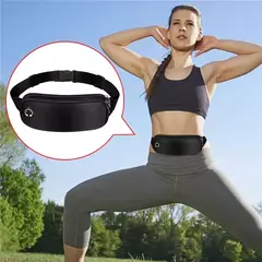 Sports Fanny Pack para mulheres e homens, Belt Bag, Running, Phone, Black, Gym, Acessórios