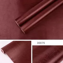 Papel de parede autoadesivo listrado de madeira do PVC, etiqueta impermeável, parede do fundo, mesa, armário, mobília, renovação, 45cm - Wolf Magazine