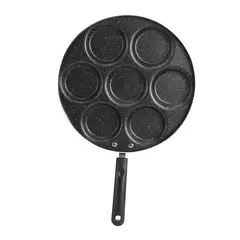 Imagem do Frigideira antiaderente, Frigideira de 7 furos, Panela De Cozinha De Ovos Fritos