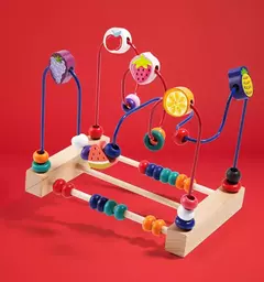 Montessori bebê montanha russa brinquedos labirinto de contas de madeira, quebra-cabeça educacional para aprendizagem precoce infantil, brinquedo de matemática para criança, 2024 na internet
