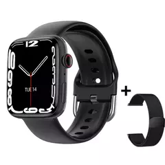 Imagem do Smartwatch de carregamento sem fio para homens e mulheres, chamadas Bluetooth, pulseira de fitness, relógio personalizado, novo, 2022