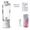 Grande capacidade portátil Juicer Cup, poderoso motor, rápido agitando misturador liquidificador, copo de mistura ao ar livre, 600ml, lâmina de 10 folhas, 4000mAh, novo