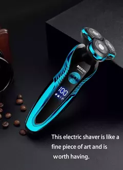 ZOZEN-Barbeador elétrico recarregável para homens, lâmina, aparador de cabelo, corte, máquina de barbear, aparador de barba, seco, uso duplo - Wolf Magazine