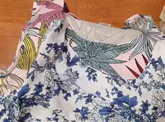 Vestido regata sem mangas estampado floral, perfeito para a primavera, bolso de verão, estilo casual legal, roupas femininas na moda na internet