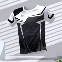 New Hot-Selling Outdoor Running Sports Respirável Quick-Secagem Roupas de Fitness Casual Wear Impressão 3D Em Torno Do Pescoço Adulto T-Shirt - comprar online