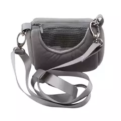 Gaiola para animais de estimação, acessórios de corpo cruzado, design de cilindro, macio, prático, casa, viagem, portátil, esquilo, malha visível, bolsa de transporte de hamster - Wolf Magazine