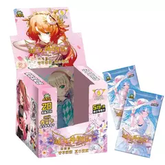 Nova deusa história coleção cartões conjunto completo caixa de reforço anime menina coleção cartão tcg jogo cartão brinquedos mesa presente aniversário das crianças - loja online
