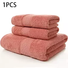 Imagem do Toalha de banho macia e absorvente para adultos, toalha doméstica, Jacquard, cor lisa, toalha grande, grossa, 100% algodão puro, novo
