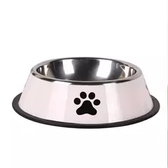 1pc de aço inoxidável tigela para animais de estimação tigela de comida para cães multi-especificação anti-queda tigela de comida tigela de alimentação para animais de estimação suprimentos - Wolf Magazine