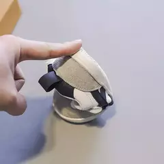 Sapatilhas antiderrapantes brancas para crianças, sapatos casuais, respirável, gancho, ao ar livre, crianças, criança, meninos, meninas, design de moda - Wolf Magazine