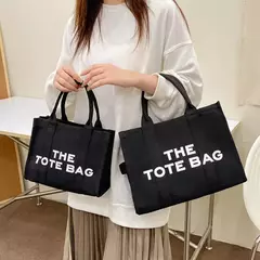 Bolsa tote feminina casual lona grande capacidade bolsas femininas designer letras ombro crossbody sacos de luxo grande shopper na internet