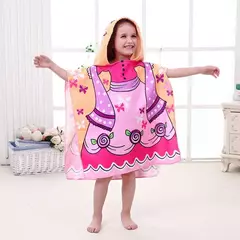 Manto com capuz para crianças, toalha de banho do bebê, roupão, toalha de praia, robes infantis, acessórios do bebê - loja online