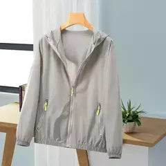 Mulheres Jaqueta Impermeável Jaquetas Blusão Feminino Com Capuz Verão Sunproof Windproof Casacos Mulheres Caminhadas Ao Ar Livre Fino Casaco A231