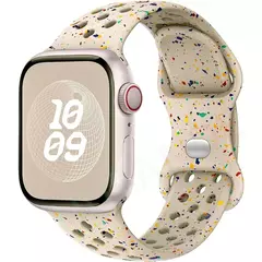 Correia Desportiva Respirável para Apple Watch, Band, Correa, iWatch Series 8, SE, 7, 6, 5, 9 Ultra, 44mm, 49mm, 45mm, 40mm, 41 milímetros, 38 milímetros, 42 milímetros