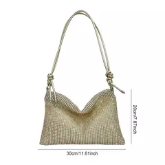 Bolsa de diamante de strass brilhante para mulheres, bolsa feminina, sacos de noite, festa, casamento, luxo, designer, noite, novo, 2023 na internet
