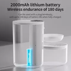 Fonte de água automática sem fio para animais de estimação, 3l, recarregável, alimentador de água cronometrado, inteligente, gato e cachorro, sem necessidade de filtro - comprar online