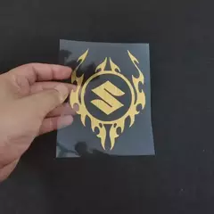 Adesivos decorativos de modificação personalizada para motocicleta suzuki, adesivos criativos à prova d'água e à prova de sol - comprar online