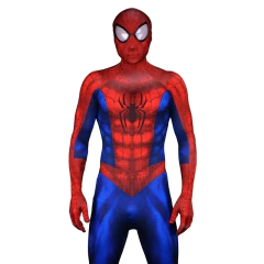 Imagem do Fantasia de homem-aranha de luxo para adultos fantasia de super-herói para homens fantasia de Halloween masculina