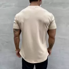 Camiseta de manga curta musculação masculina, Ginásio Camiseta, Algodão Fitness, Tees de treinamento, T-shirt do músculo, Roupa masculina, Moda verão, 2022