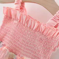 Baby Girls' Birthday Party Vestidos de noite, Asas Borboleta, Roupa infantil, Doce colorido, Criança, Traje infantil, Novo, Verão - comprar online