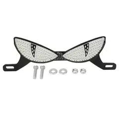 Motocicleta led flash luz de freio dupla cor piscando luz da placa de licença sinal volta luz da cauda decoração da motocicleta luz 12v na internet