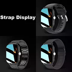 Relógio inteligente quadrado para homens e mulheres, rastreador de fitness, relógio inteligente esportivo, toque de discagem, música, Smartclock para Android, iOS na internet