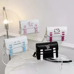Sanrio Pu Praça Anime Bolsas De Ombro, Tote Do Mensageiro Kawaii, Bonito Dos Desenhos Animados Mochilas, Minha Melodia Cinnamorol Kuromi, Sacos De Moda - comprar online