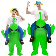 Adulto et alienígena traje inflável engraçado ternos extravagantes vestido morte fantasma purim halloween carnaval anime festa cosplay trajes - Wolf Magazine