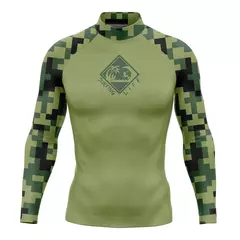 Camisas de surf rashguard roupa de banho dos homens uv proteção solar camisa manga longa surf praia roupas mergulho vestuário ropa surf hombre - loja online